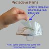 Masklean Clear Sanitary Mask - Permanent & Double-Sided Anti-Fog Shield for PMU, Microblading, Tattoo, and Catering (5 Masks + 1 Pouch)