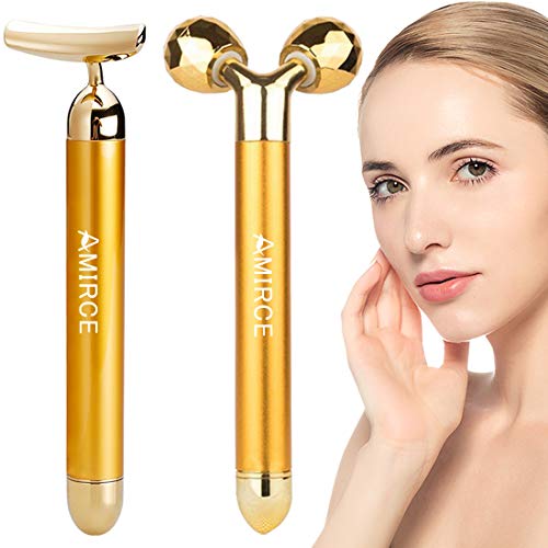 2 in 1 Electric Face Massager Roller Face Roller Kit