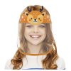 Cute Small Kids Size Face Shield with Clear Visor Elastic Band