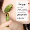 Natural Jade Roller And Gua Sha Set