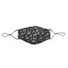 3-Layer Reusable Face Mask with Filters & Nose Bridge - Stylish Black Bandana Design for Everyday Protection