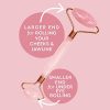 Rose Quartz Face Roller and Gua Sha Set