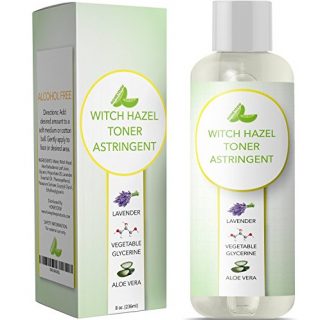 Witch Hazel Toner Dry Mature Sensitive Skin to Cleanse
