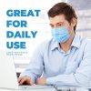 Lightweight Breathable Disposable Face Masks - 50 Pcs for Safety in Health, School, and Office