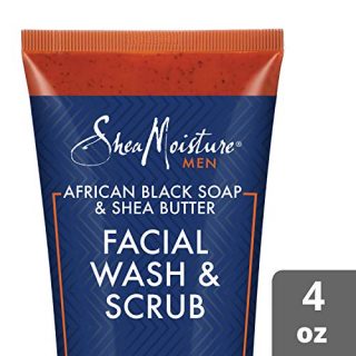 Face Scrub with Shea Butter African Black Soap