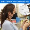 Breathable Cup Dust Mask Earloop and Nose Bridge Clip