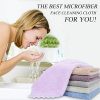 Ultra Soft Microfiber Facial Cleansing Towel 6 Pack - Ideal for Makeup Removal and Face Cleaning