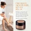 Dead Sea Salt and Oil Body Scrub - Exfoliating, Moisturizing Scrub
