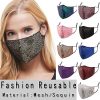Face Balaclavas Sequins Cotton Cloth Fabric