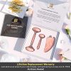 Jade Roller for Face Skin, Eyes, Neck Roller for Face