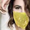 Face Mask For Nightclub Party Rhinestones
