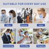 Hotodeal 50 Pcs Disposable Face Masks - 3-Layer Breathable Protection for Indoor, Outdoor, Office, and Everyday Use