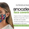 3-Layer Reusable Face Mask with Filters & Nose Bridge - Stylish Black Bandana Design for Everyday Protection