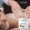 Majestic Pure Coconut Milk Body Scrub, Anti Cellulite