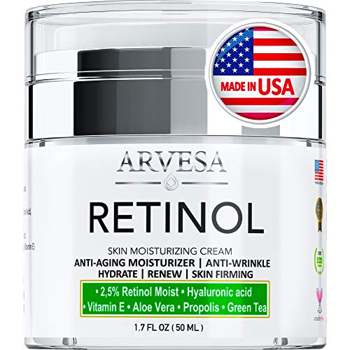 Anti Aging Retinol Moisturizer Cream for Face, Neck & Décolleté