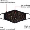 Rhinestone Face Mask Glitter Bling for Women Man Adult(black)