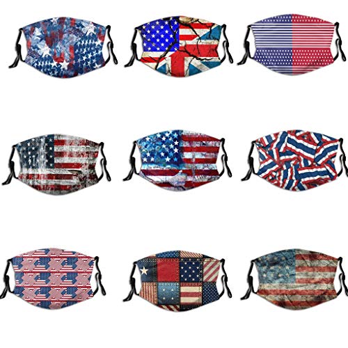 Printed Dust Face Visor Adjustable Mouth Screen