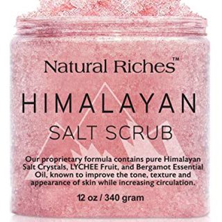 Himalayan Salt Body Scrub Deep Cleansing Exfoliator