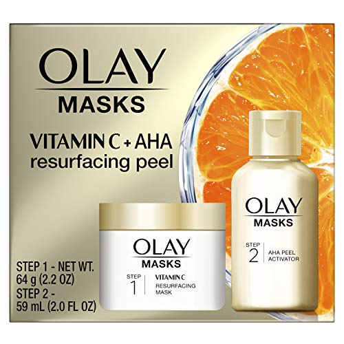 Olay Vitamin C Face Mask Kit, Exfoliator Kit with Mask