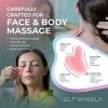 GLOWINGLY Rose Quartz Gua Sha Face Massager