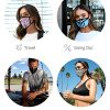 Red Color Cloth Face Mask iHeartRaves