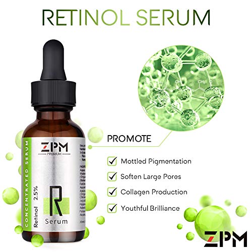 51GRz0CQxpL.SL1500 3 Pack Serums Kit for Face with Vitamin C Serum