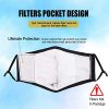 Cloth Face Mask Washable Reusable Black, Gray, Burgundy