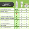 DermaSafe Glycolic Acid Exfoliating Face Scrub – Hyaluronic Acid, Witch Hazel, and Vitamin C Infused Facial Cleanser – Large 8.9 oz - Best Value