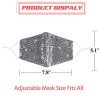 Sequin Bling Face Mask Sparkle Glitter Cover