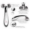 Roller Body Massager for Anti Aging 3D Microcurrent Facial Roller