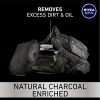 NIVEA Men DEEP Cleaning Beard & Face Wash | Natural Charcoal Cleanser 3.3 fl. oz.