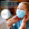 Blue Disposable Face Masks for Adults & Kids