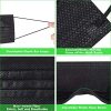 100 Pack Black Disposable Face Masks with Adjustable Ear Loops and 3-Layer Protection