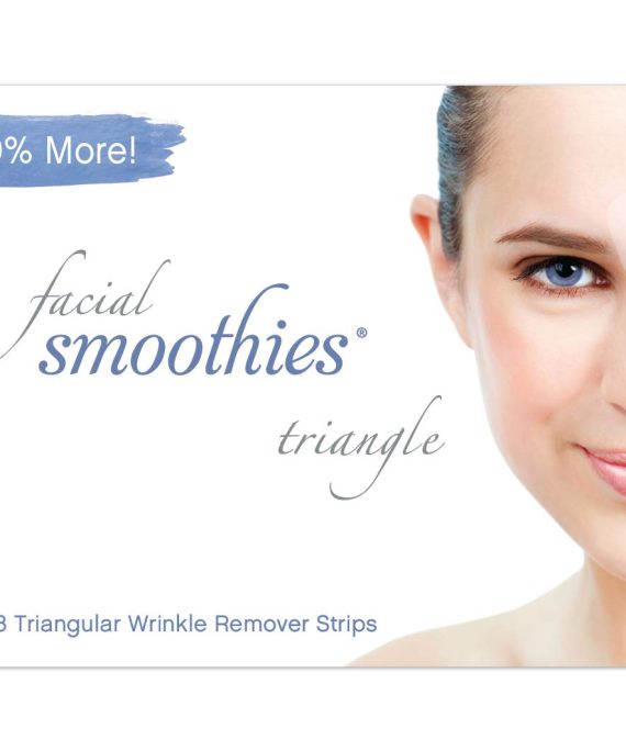 Facial Smoothies Wrinkle Remover Strips 108 Triangular Anti-Wrinkle Patches