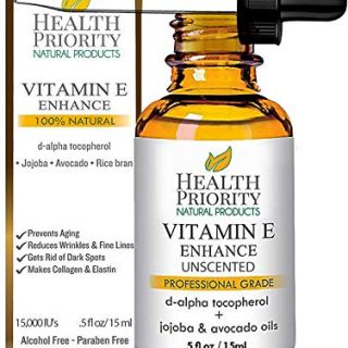 Natural & Organic Vitamin E Oil For Your Face & Skin