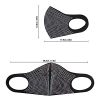 Face Reusable Designer Mask Black Pink Adjustable