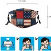 Printed Dust Face Visor Adjustable Mouth Screen