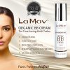 Radiant Glow Organic BB Cream - All-In-One Tinted Moisturizer, Foundation, and Natural Sunscreen - Unveil Fresh and Flawless Skin Instantly - Ideal for Very Fair Skin Tones
