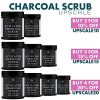 Activated Charcoal Face and Body Scrub Blackhead Pore Minimizer