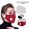 Stay Protected in Style: Detachable Protective Breathing Face Covering with Eyes Shield