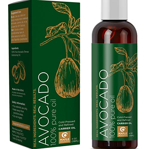 Pure Avocado Oil - Deep Tissue Moisturizer for Hair Face & Skin