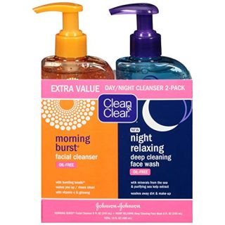 Clean & Clear 2-Pack Day and Night Face Cleanser