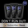 NIVEA Men DEEP Cleaning Beard & Face Wash | Natural Charcoal Cleanser 3.3 fl. oz.