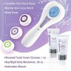 Rechargeable Cleansing Facial and Body Brush Hydrasonic Dermal Cleansing Kit
