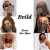 Mouth Cover Glitter Face Mask Masquerade