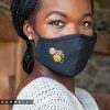 Face Mask Charm Embellishment, Rhodium Finish