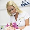 Masklean Clear Sanitary Mask - Permanent & Double-Sided Anti-Fog Shield for PMU, Microblading, Tattoo, and Catering (5 Masks + 1 Pouch)