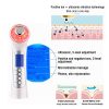 5-in-1 LED Light Therapy & Ultrasonic Facial Cleanser - Acne & Wrinkle Treatment, Ion Face Massager, Skin Lightening, Anti-Aging, Skin Rejuvenation, USB Rechargeable