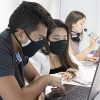 Protected+Mate x Case-Mate Cloth Face Mask 3-Pack - Adult S/M Size, Washable & Reusable, Cotton with Filter - Black/Navy/Grey