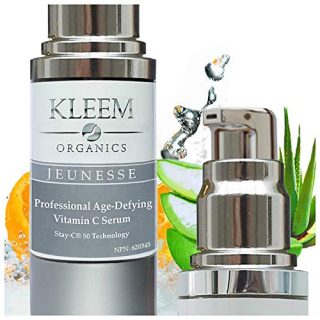 Kleem Organics Vitamin C Serum for Face with Hyaluronic Acid